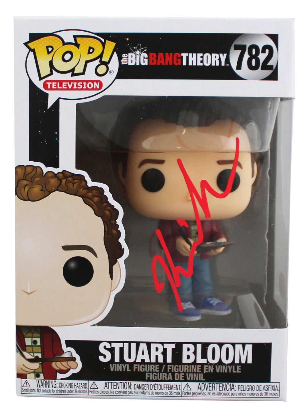 Kevin Sussman Big Bang Theory Signed Stuart #782 Funko Pop Figure JSA #CB32540