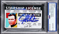 William Shatner Star Trek Signed Captain Kirk License Auto 10! PSA/DNA Slabbed