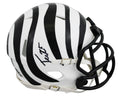Bengals Tee Higgins Signed 2022 On-Field Alt Speed Mini Helmet BAS Wit #2W419964