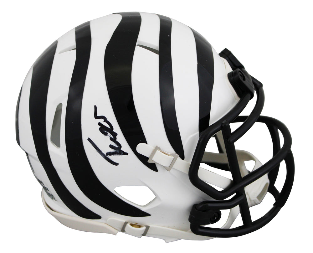 Bengals Tee Higgins Signed 2022 On-Field Alt Speed Mini Helmet BAS Wit #2W479200