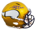 Vikings Adrian Peterson "All Day" Signed F/S Speed Proline Helmet BAS W #WS10355