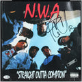 Ice Cube N.W.A Signed & Framed Straight Outta Compton Album Cover W/ Vinyl BAS 2