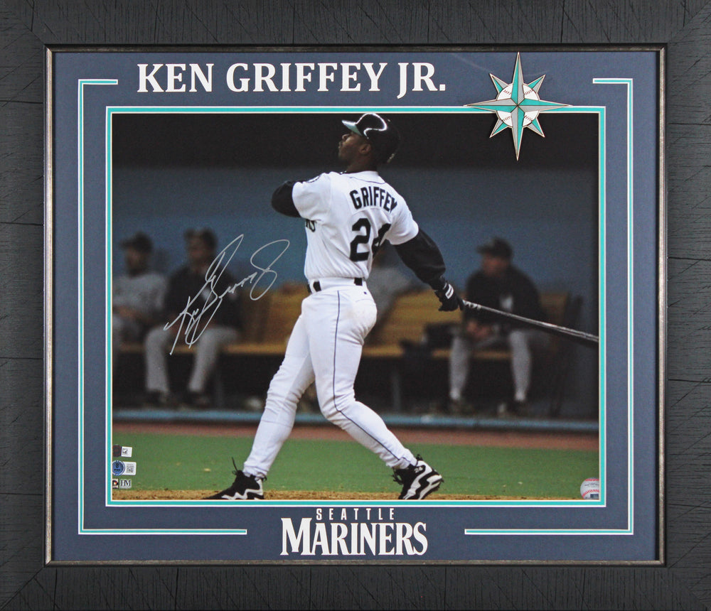 Mariners Ken Griffey Jr. Authentic Signed 16x20 Framed Photo BAS Wit #1W449343
