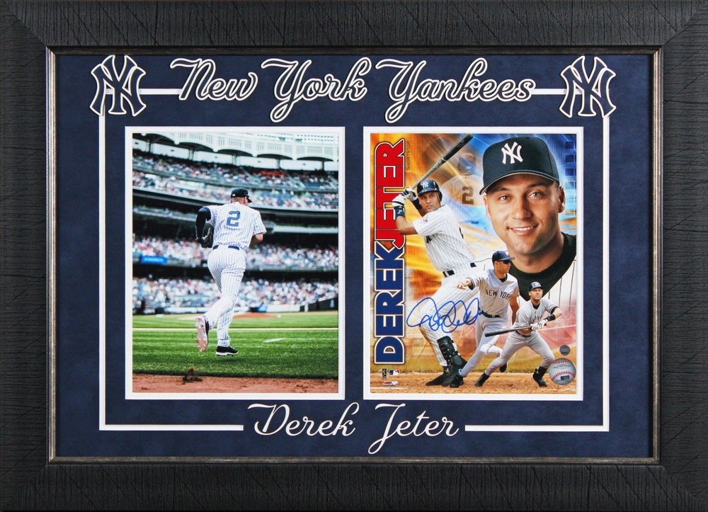 Yankees Derek Jeter Authentic Signed 8x10 Framed Photo Steiner #SS236497