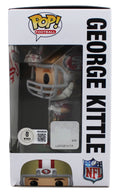49ers George Kittle Authentic Signed #144 Funko Pop Figure w/ Red Sig BAS Wit
