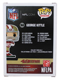 49ers George Kittle Authentic Signed #144 Funko Pop Figure w/ Red Sig BAS Wit
