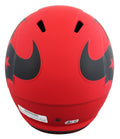 Texans Andre Johnson Signed Rave Full Size Speed Rep Helmet W/ Case BAS Witness