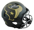 Texans Andre Johnson Signed STS IV Full Size Speed Rep Helmet W/ Case BAS Wit