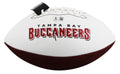 Buccaneers Ronde Barber "HOF 23" Signed White Panel Football W/ Case BAS Witness