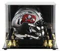 Bucs Ronde Barber "HOF 23" Signed 1997-13 TB Speed Mini Helmet W/ Case BAS Wit