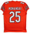 Kyle Monangai Authentic Signed Orange Pro Style Jersey Autographed JSA Witness