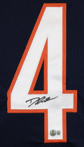 D'Andre Swift Authentic Signed Navy Pro Style Jersey Autographed BAS Witnessed