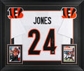 Adam "Pacman" Jones Authentic Signed White Pro Style Framed Jersey BAS