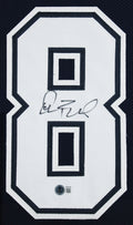 Dez Bryant Authentic Signed Navy Pro Style Framed Jersey BAS Witnessed