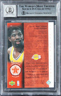 Magic Johnson Signed 2000 UD Century Legends #73 Card Auto Grade 10! BAS Slabbed