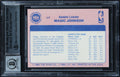 Magic Johnson Signed 1984 Star Award Banquet #17 Card Auto Grade 10! BAS Slabbed