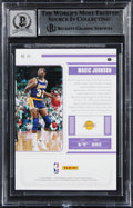 Magic Johnson Signed 2018 Contenders Draft Picks #43 Card Auto 10! BAS Slabbed