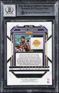 Lakers Magic Johnson Signed 2022 Panini Prizm #276 Card Auto 10! BAS Slabbed