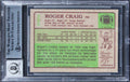 49ers Roger Craig Signed 1984 Topps #353 Rookie Card Auto 10! BAS Slabbed 3