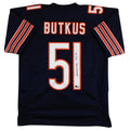 Dick Butkus "HOF 79" Authentic Signed Navy Blue Pro Style Jersey Autographed BAS