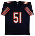 Dick Butkus "HOF 79" Authentic Signed Navy Blue Pro Style Jersey Autographed BAS
