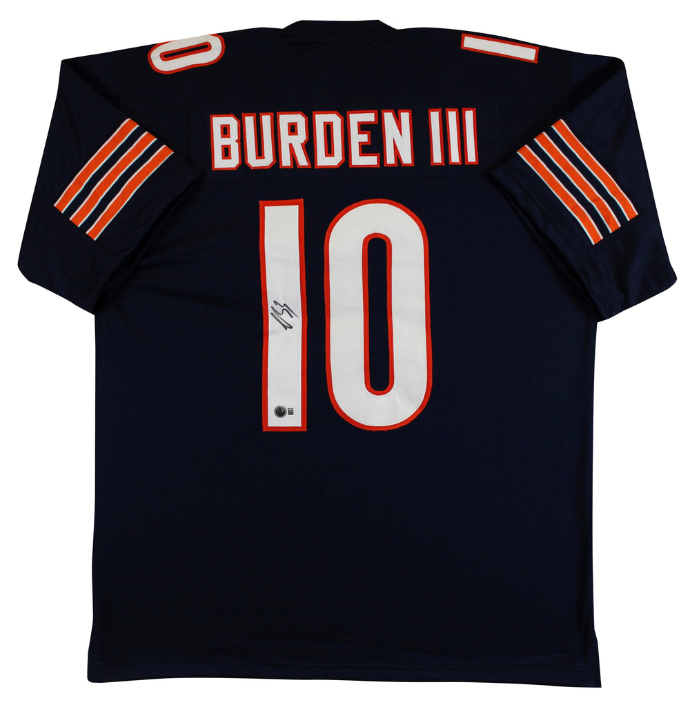 Luther Burden III Authentic Signed Navy Pro Style Jersey BAS Witnessed 2