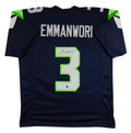 Nick Emmanwori Authentic Signed Navy Pro Style Jersey Autographed BAS Witnessed