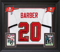 Ronde Barber "HOF 23" Authentic Signed White Pro Style Framed Jersey BAS Witness