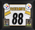 Pat Freiermuth Authentic Signed White Pro Style Framed Jersey BAS Witnessed