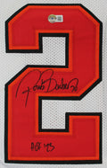 Ronde Barber "HOF 23" Authentic Signed White Pro Style Framed Jersey BAS Witness
