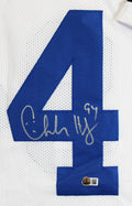 Charles Haley Authentic Signed White Pro Style Framed Jersey BAS Witnessed