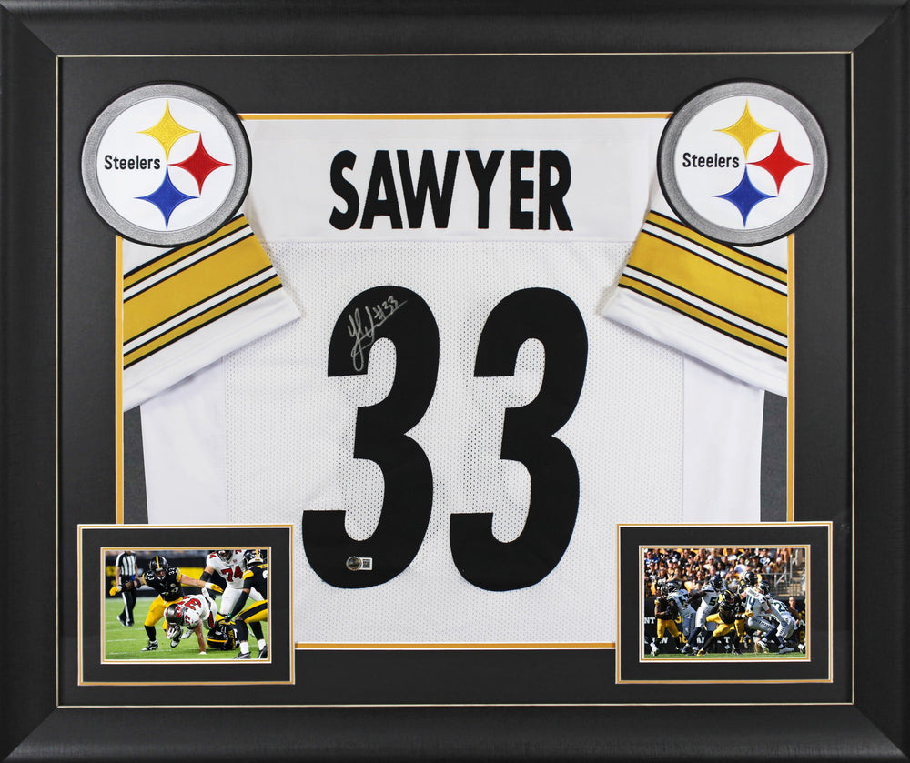 Jack Sawyer Authentic Signed White Pro Style Framed Jersey BAS Witnessed