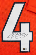 Champ Bailey Authentic Signed Orange Pro Style Framed Jersey BAS Witnessed