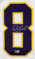 Randy Moss Authentic Signed White Pro Style Framed Jersey BAS Witnessed