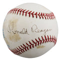 Ronald Reagan Authentic Signed Bobby Brown OAL Baseball PSA/DNA #AR02823