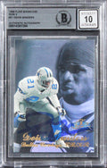 Cowboys Deion Sanders Signed 1998 Flair Showcase #31 Card Auto 10! BAS Slabbed
