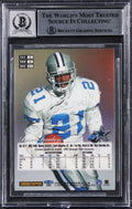 Cowboys Deion Sanders Signed 1998 Flair Showcase #31 Card Auto 10! BAS Slabbed