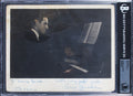 George Gershwin Signed 8x10 Black & White Gelatin Silver Print Photo BAS Slabbed
