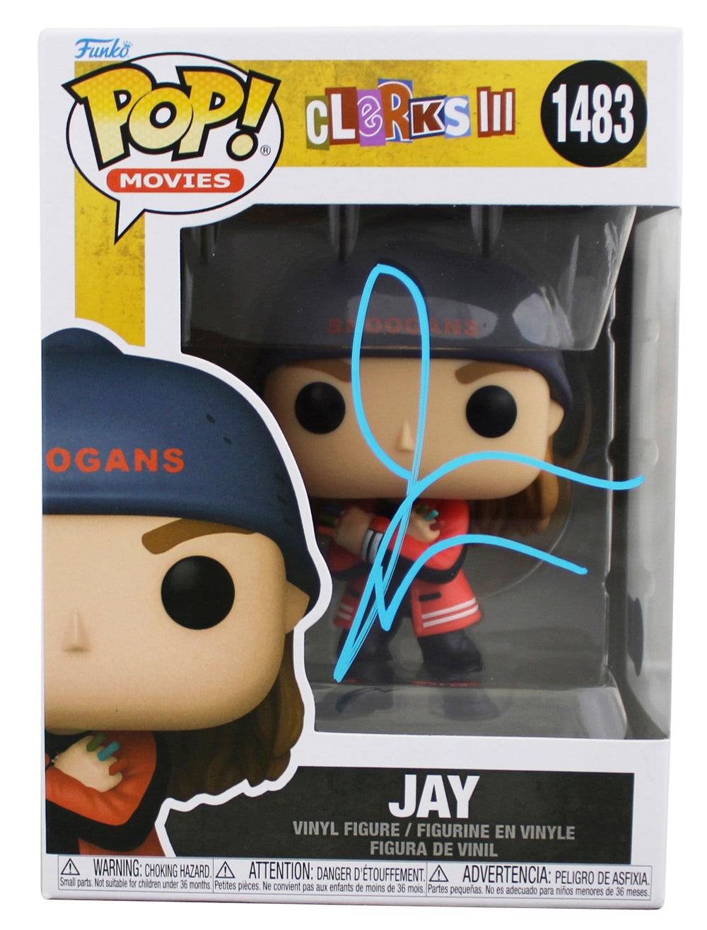 Jason Mewes Clerks III Signed Jay #1483 Funko Pop Vinyl Figure BAS #BL69282