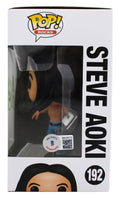 Steve Aoki Authentic Signed Steve Aoki #192 Funko Pop Vinyl Figure BAS #BA24172