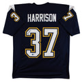 Rodney Harrison Authentic Signed Navy Blue Pro Style Jersey Autographed BAS