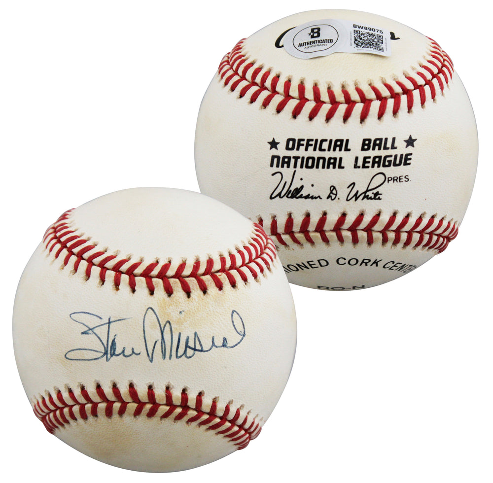 Cardinals Stan Musial Authentic Signed William White ONL Baseball BAS #BW89075