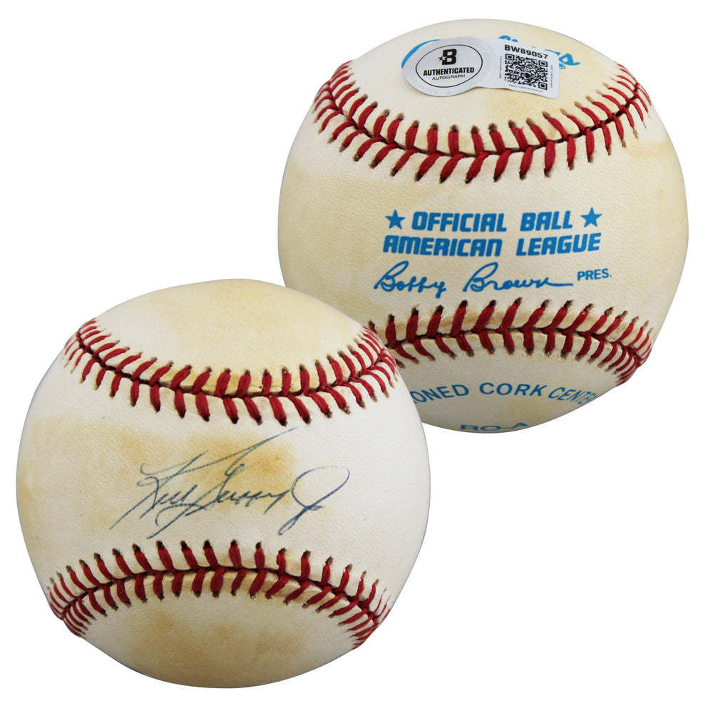 Mariners Ken Griffey Jr. Authentic Signed Bobby Brown OAL Baseball BAS #BW89057