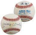 Yankees Mickey Mantle Authentic Signed Bobby Brown OAL Baseball BAS #AE64475