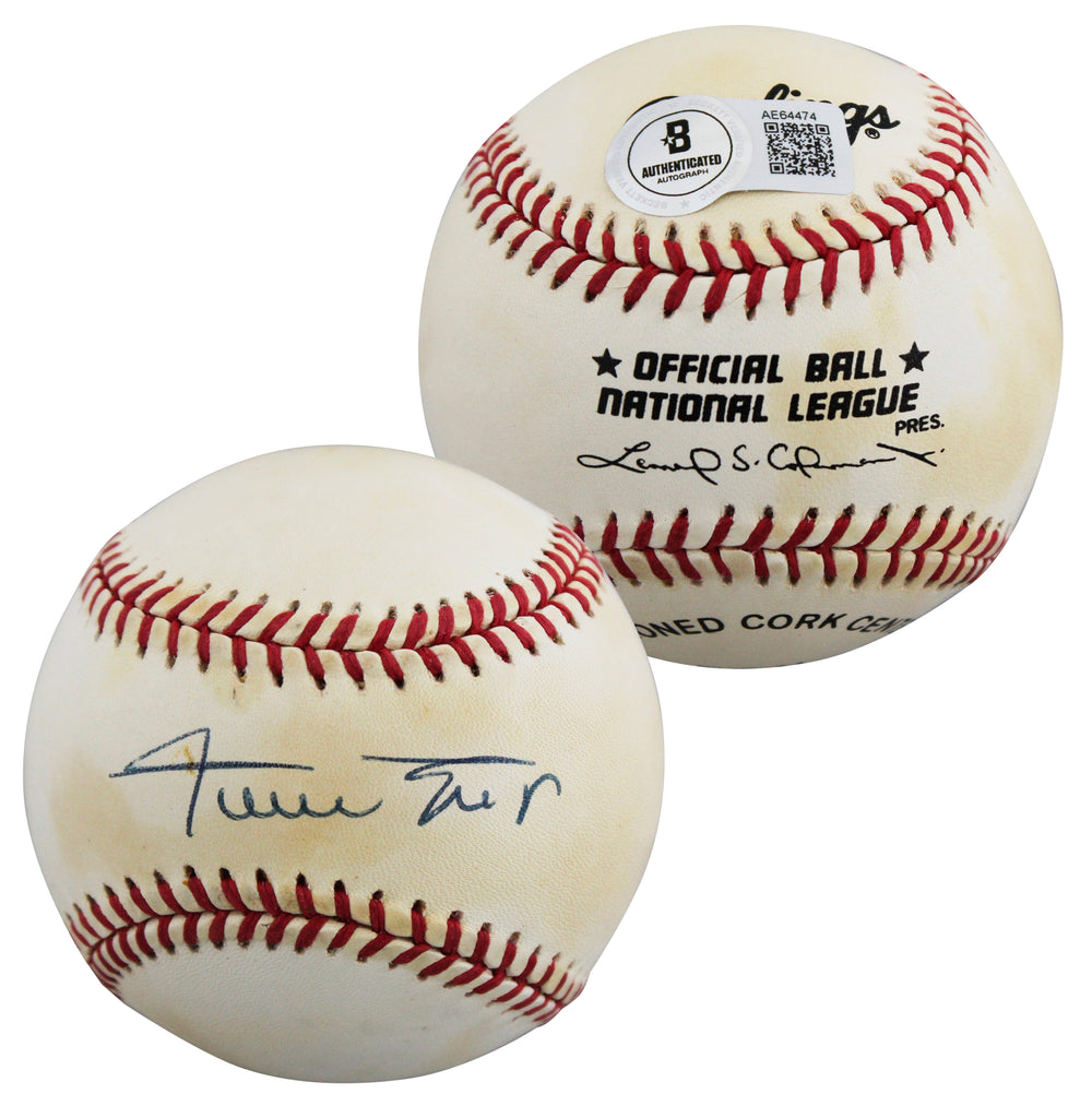 Giants Willie Mays Authentic Signed Leonard Coleman ONL Baseball BAS #AE64474