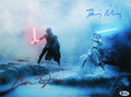 Daisy Ridley & Adam Driver Star Wars Authentic Signed 11x14 Framed Photo BAS