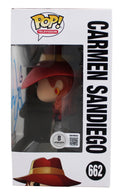 Gina Rodriguez Carmen Sandiego Signed #662 Funko Pop Vinyl Figure BAS #BW89042