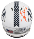 Bengals Boomer Esiason Signed Salute To Service III Speed Mini Helmet BAS Wit