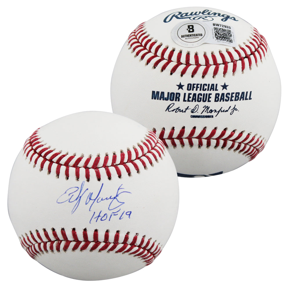 Mariners Edgar Martinez "HOF 19" Authentic Signed OML Baseball Autographed BAS