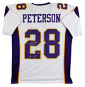 Adrian Peterson "All Day" Authentic Signed White Pro Style Jersey BAS Witnessed